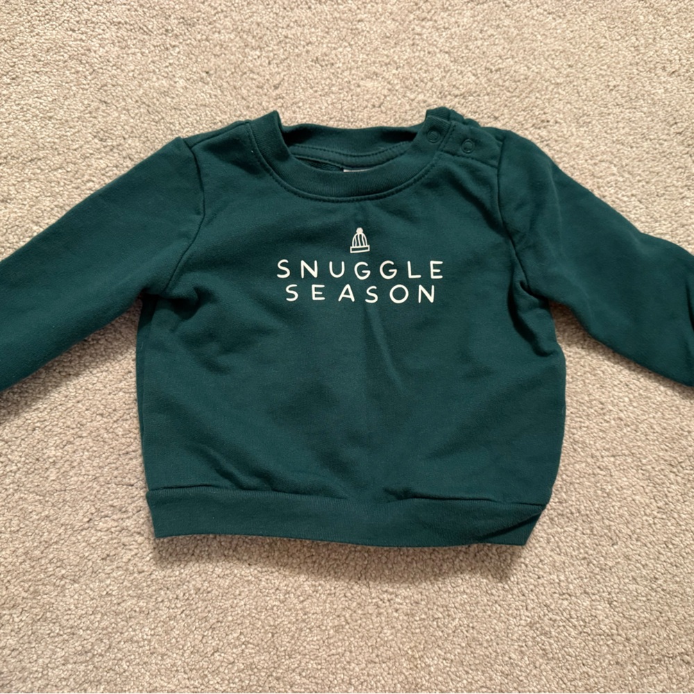 Cat & Jack Green Baby Sweatshirt